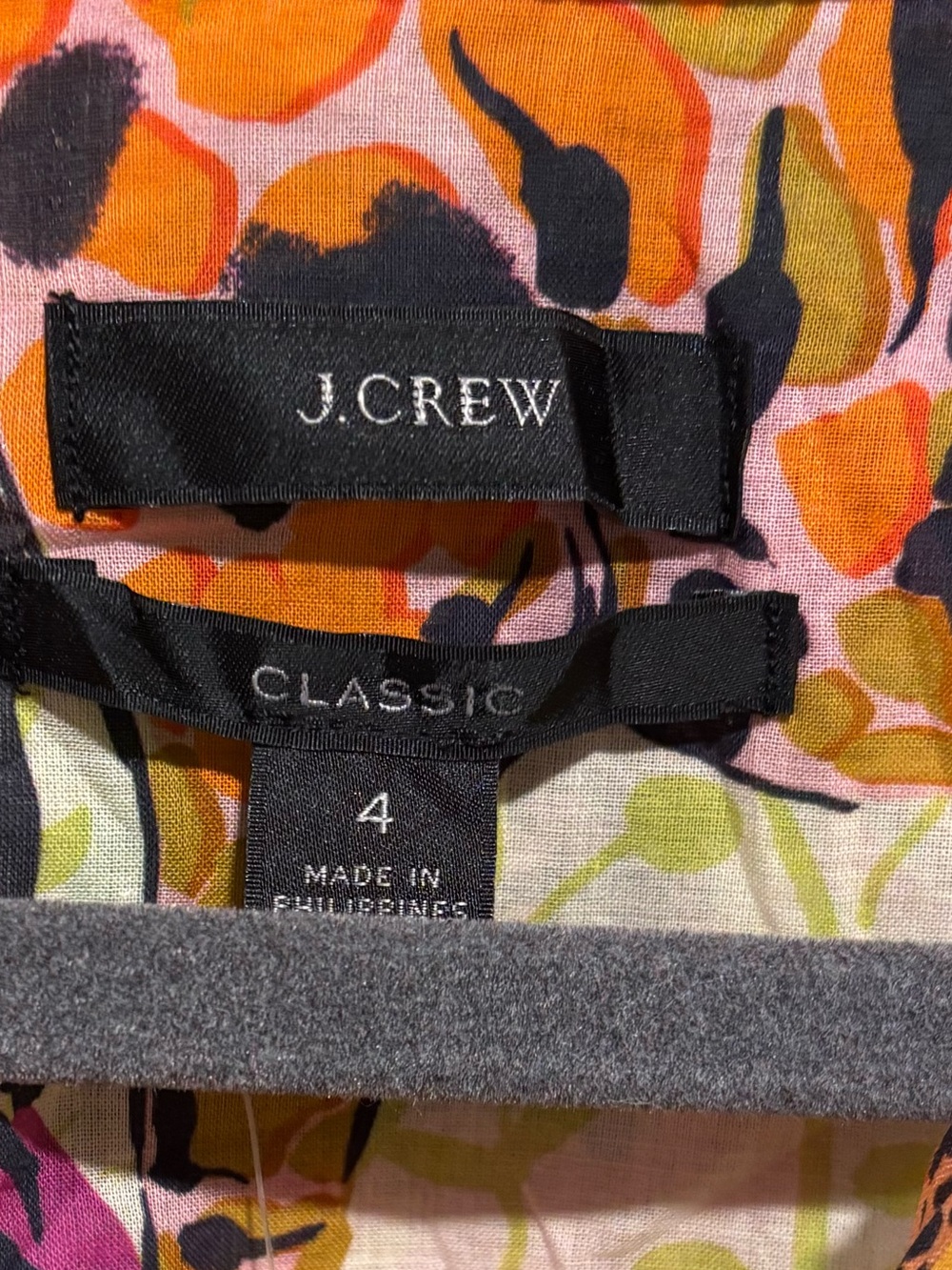 NWT J.Crew Classic Popover Ratti Safari Print Yellow Voile Cotton Shirt - Picture 3 of 4